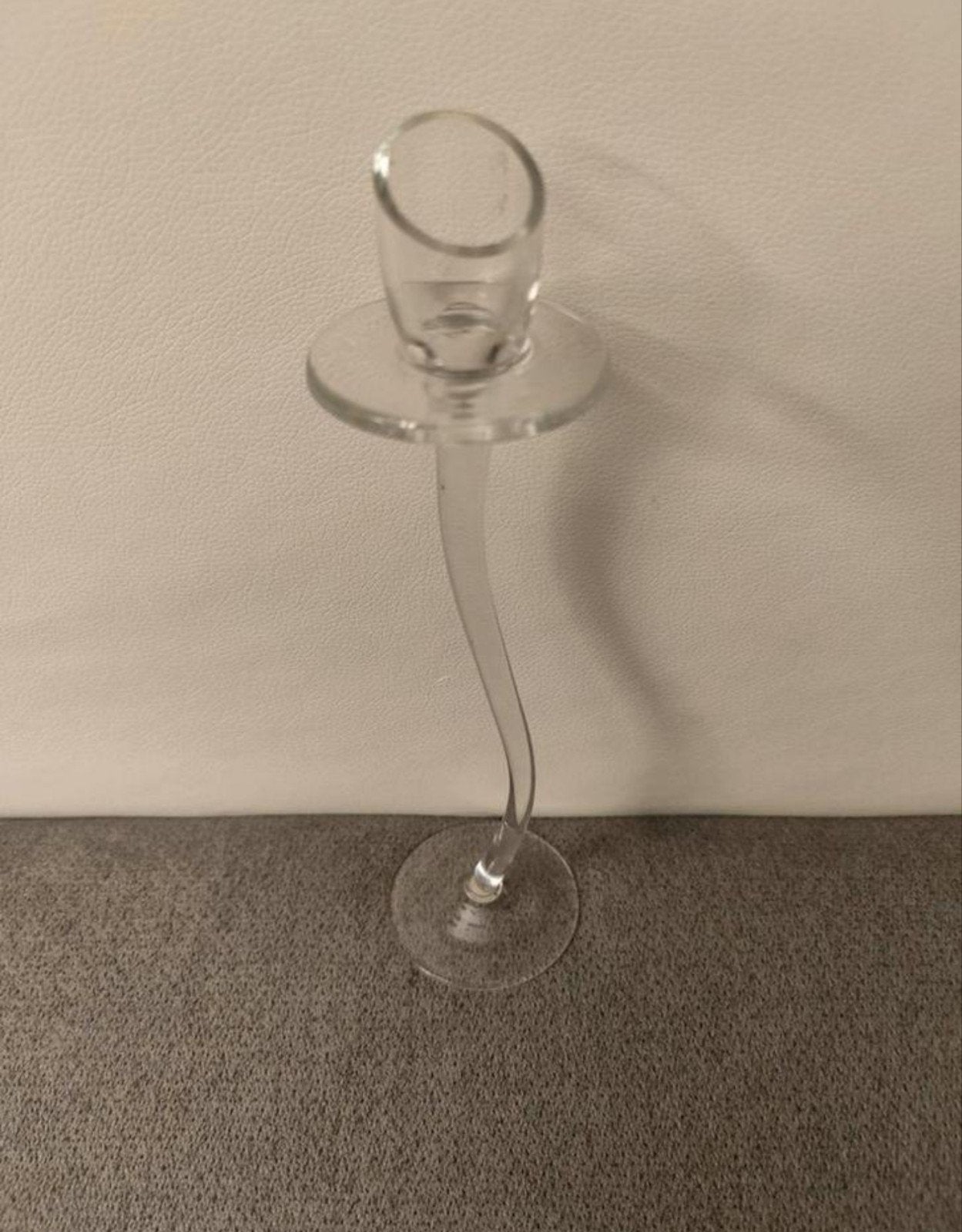 Vintage BLOMSTER Kandelaar Design P. Amsell/B. Berlin 1999, IKEA, Ophalen of Verzenden, Kandelaar, Glas