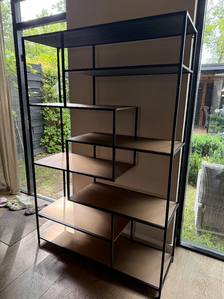 Kast industrieel, Huis en Inrichting, Kasten | Boekenkasten, Ophalen, Met plank(en), 100 tot 150 cm, Zo goed als nieuw