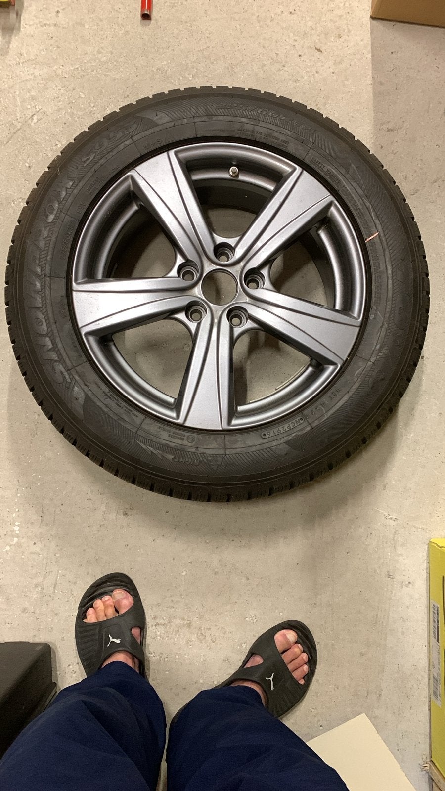 Nieuwe winterbanden met lichtmetalen velgen voor Kia Sportag, Auto-onderdelen, Ophalen, Banden en Velgen, Nieuw, Winterbanden
