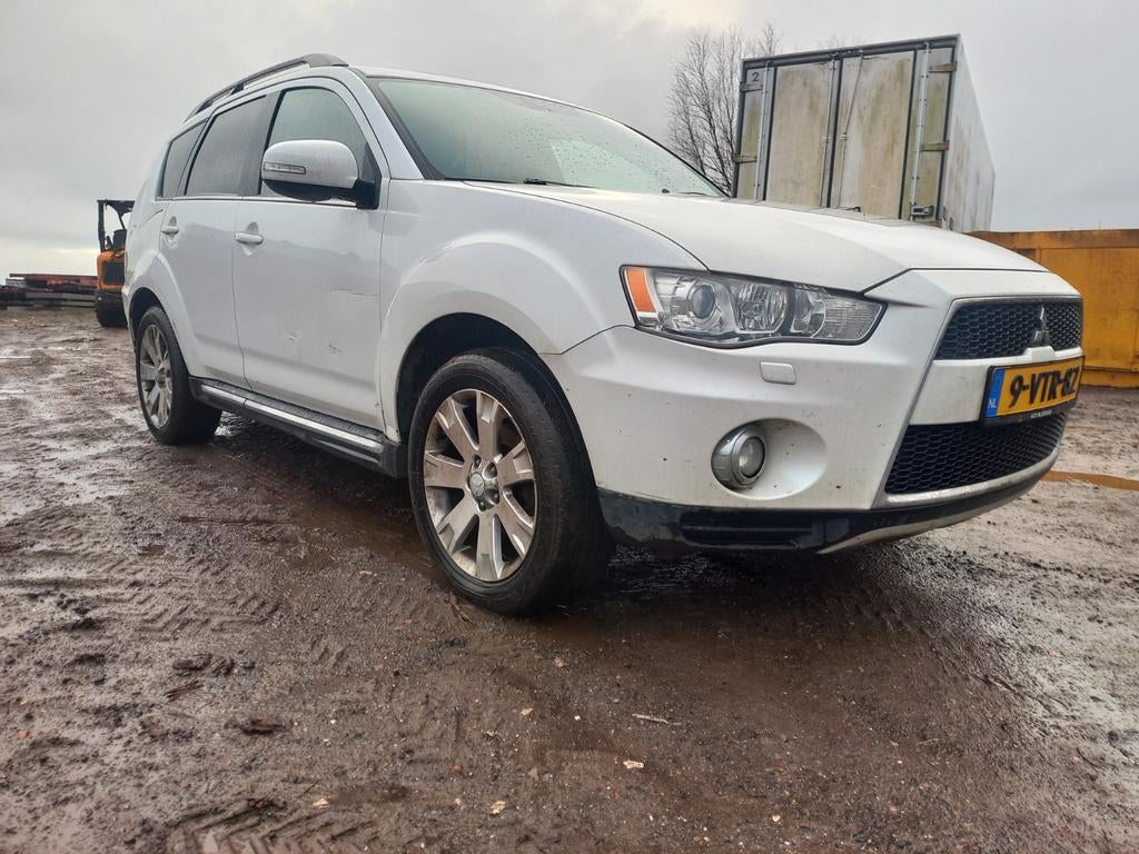 Mitsubishi Outlander 2012, Auto's, 156 pk, Wit, Diesel, Vierwielaandrijving