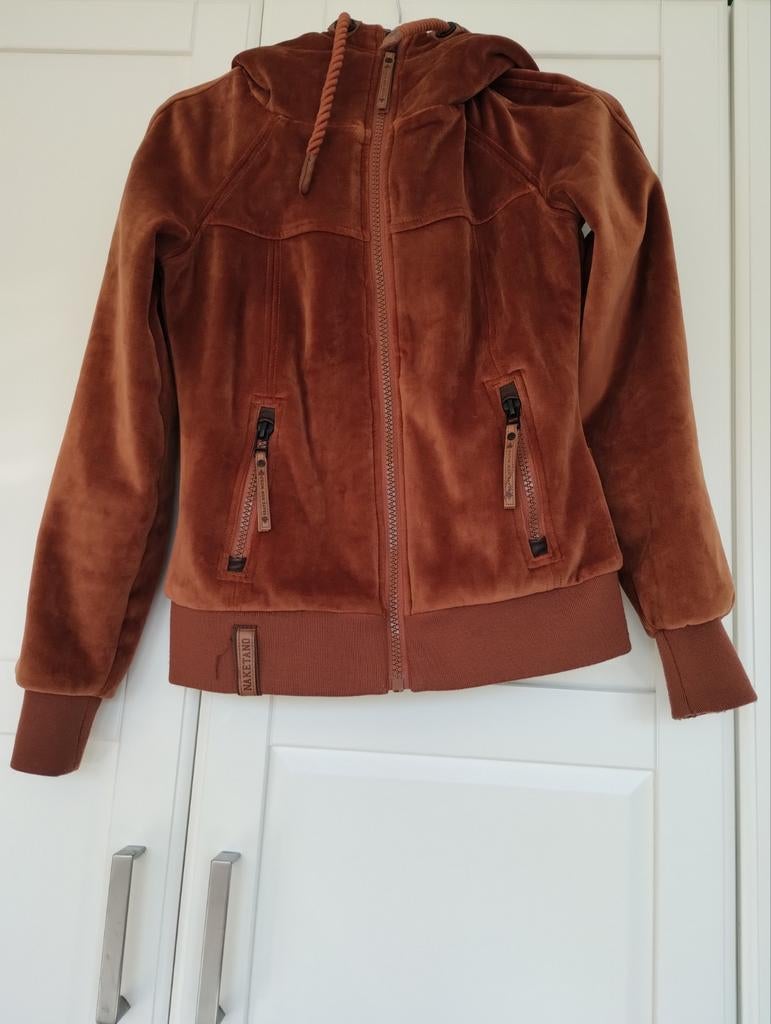 Naketano dames jas, Bruin, Ophalen of Verzenden, Zo goed als nieuw, Maat 36 (S)
