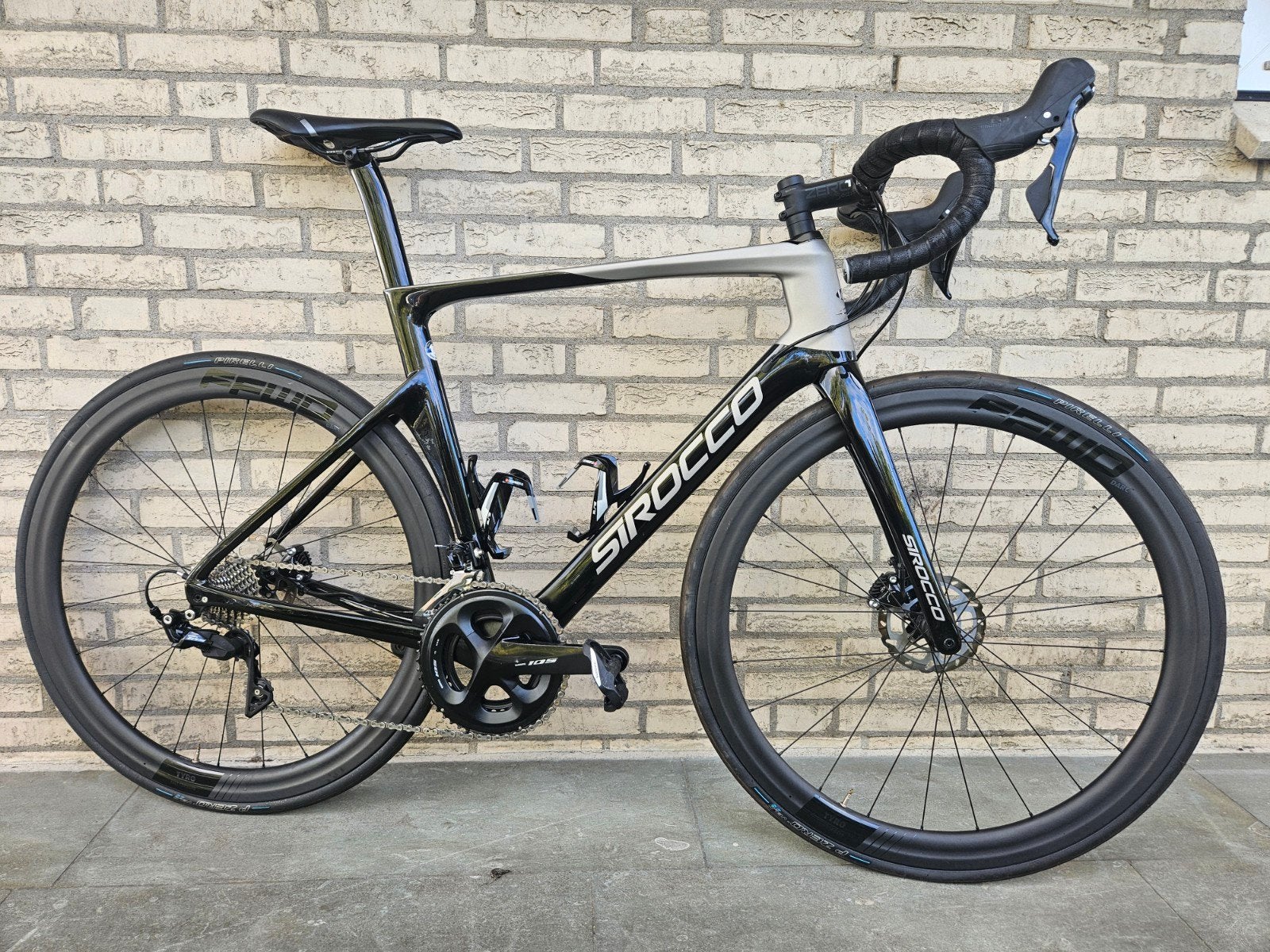 Sirocco full carbon racefiets. Disc. FFWD Tyro. Nieuwstaat, Overige merken, 28 inch, Franeker, Carbon