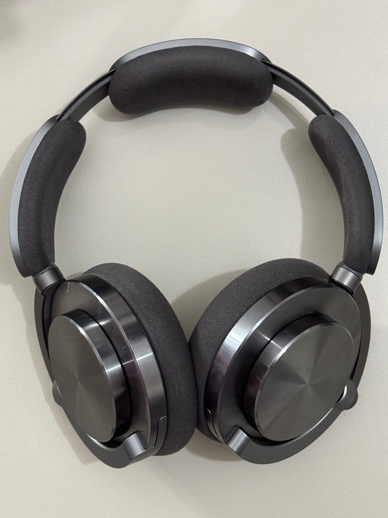 Dyson OnTrac noise cancelling headphones (CNC Black Nickel), Zo goed als nieuw, Over-ear, Snelladen, Zwart