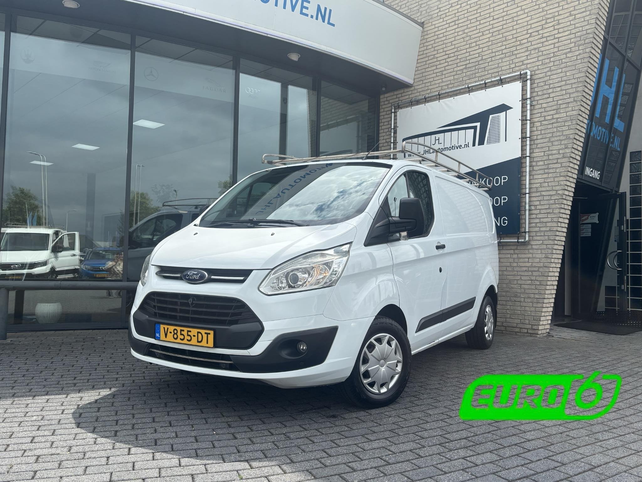 Ford Transit Custom 270 2.0 TDCI L1H1*A/C*CRUISE*HAAK*CAM*NA, Auto's, Voorwielaandrijving, Stof, 4 cilinders, Wit