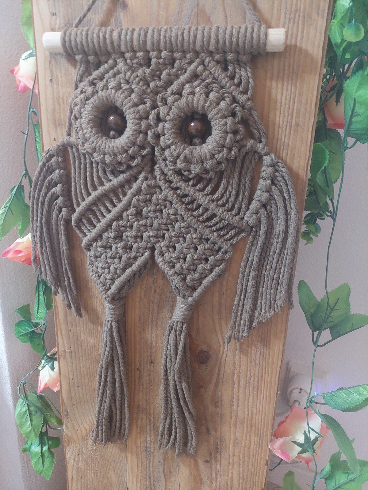 macrame uil, Huis en Inrichting, Ophalen of Verzenden, Nieuw