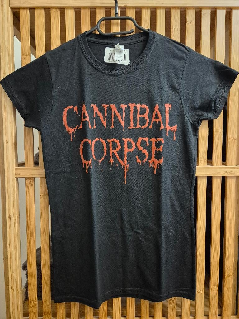 Cannibal Corpse dames shirt maat S, Zwart, Nieuw, Ophalen of Verzenden, Korte mouw