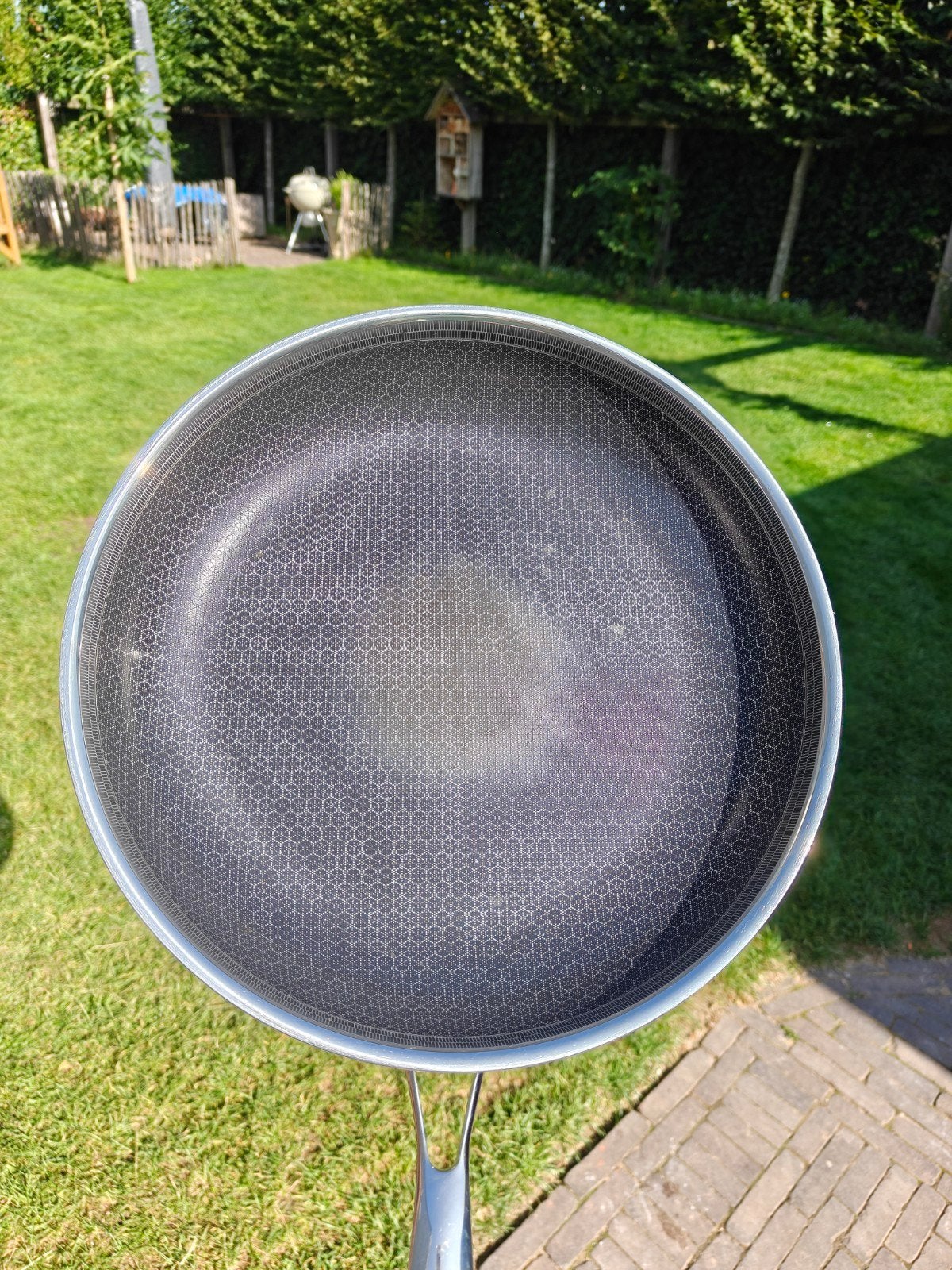 Onyx Cookware keramische pan 32 cm - Zo goed als nieuw, Koekenpan, Antiaanbaklaag, Ophalen of Verzenden, Zo goed als nieuw