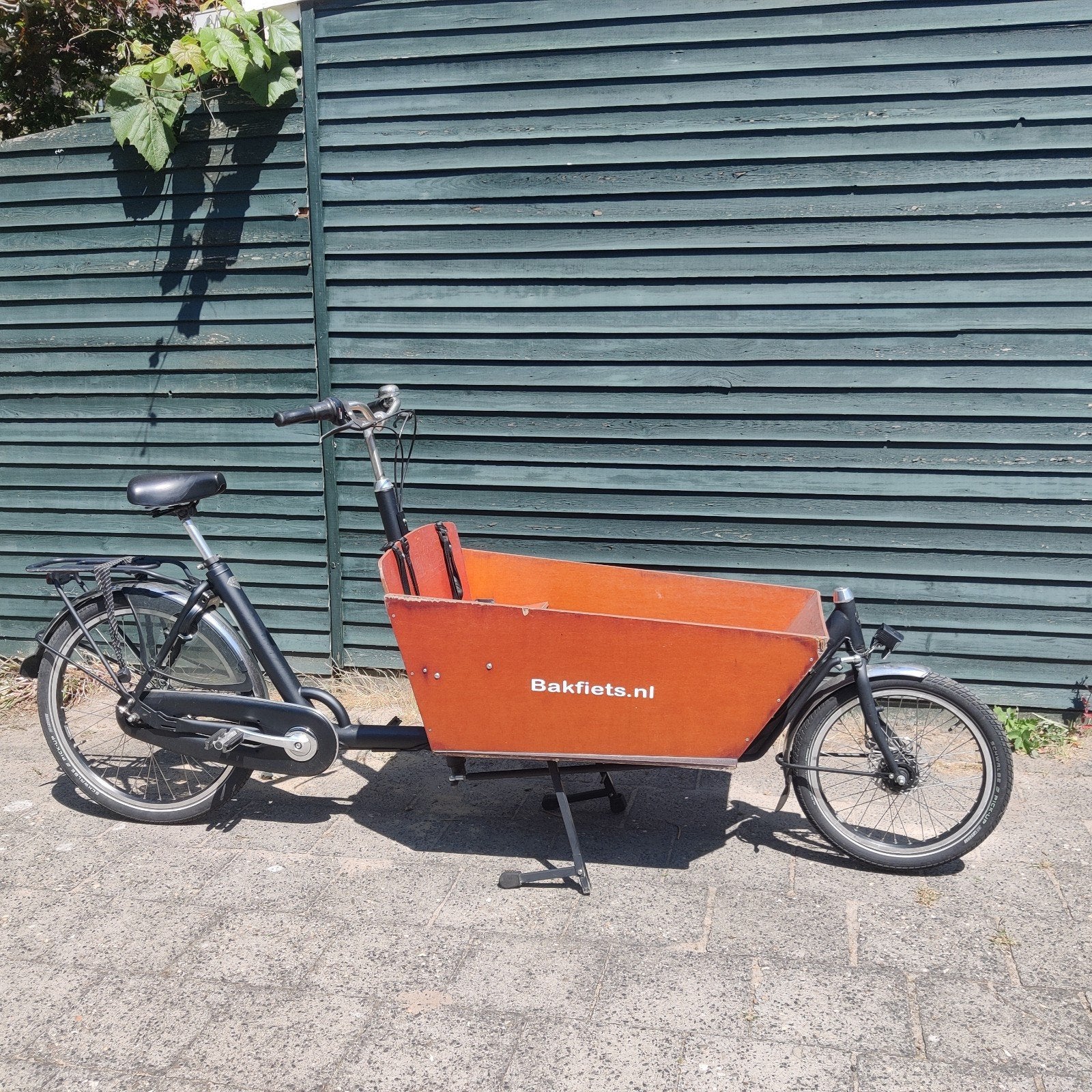Bakfiets met grote bak in goede staat, niet elektrisch, Ophalen, Gebruikt, Elektrisch