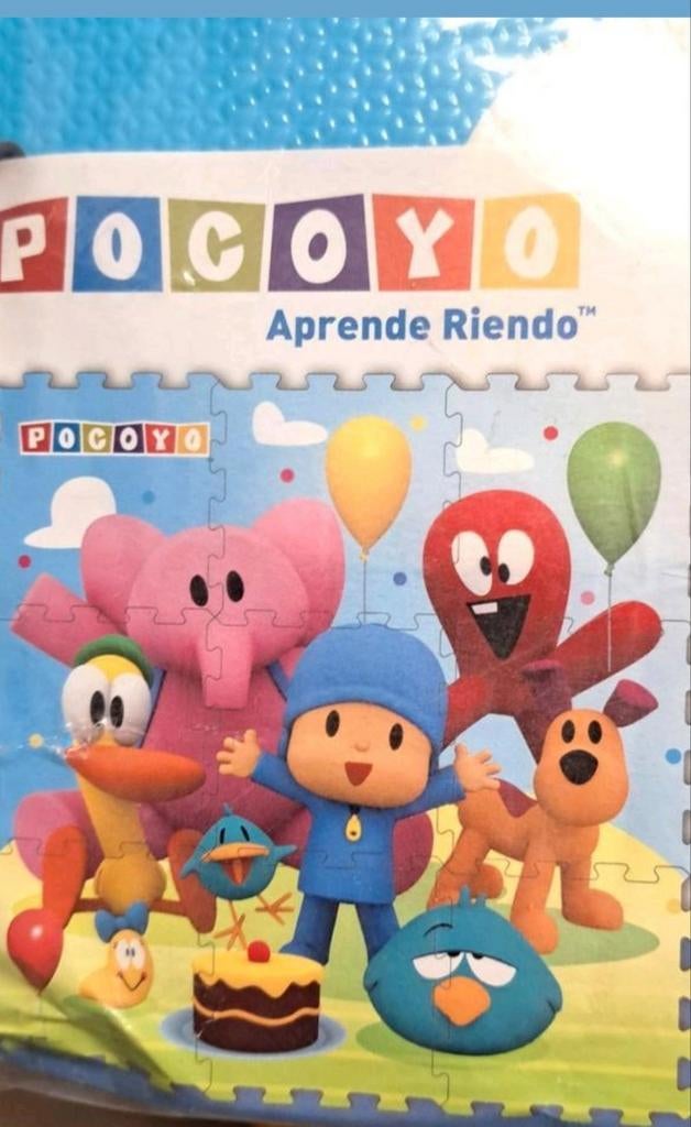 Pocoyo Puzzle Vloertegels - Gumm - 9 Stuks, Onbekend, Nieuw, Ophalen of Verzenden, Onbekend