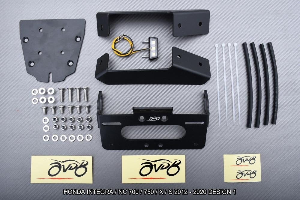 Kentekenplaathouder HONDA INTEGRA NC 700 750 X S 2012 - 2020