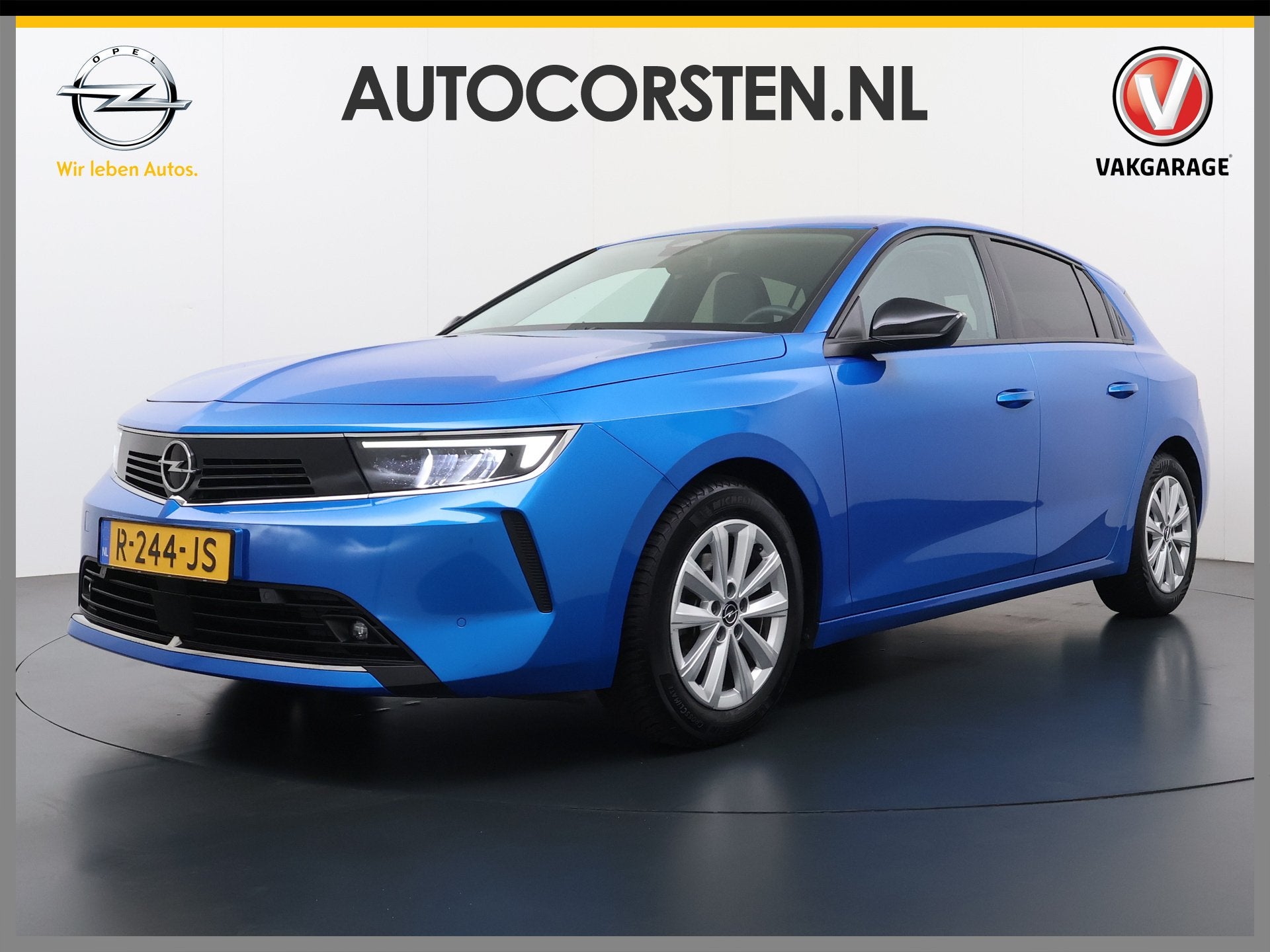 Opel Astra 131PK 5Drs AGR-Comfort Stoel Adap.Cruise 360°Cam, Voorwielaandrijving, Stof, Blauw, Origineel Nederlands