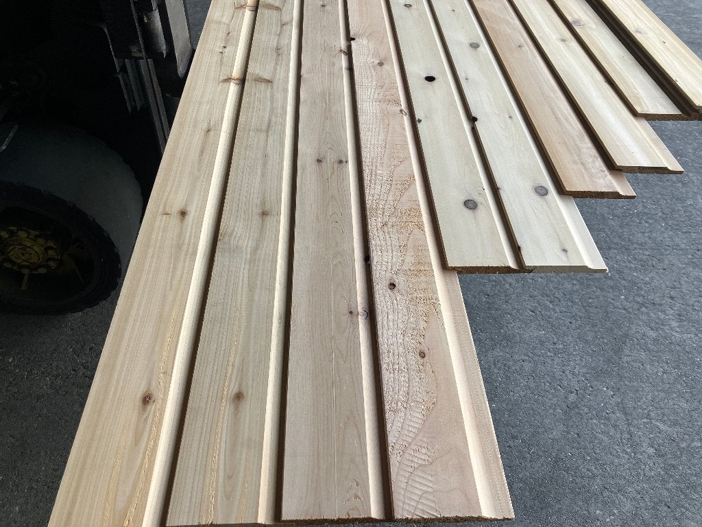 planken-rabatdelen-channelsiding-Western Red Cedar-18x122mm, Ophalen, Planken, Nieuw, Hardhout
