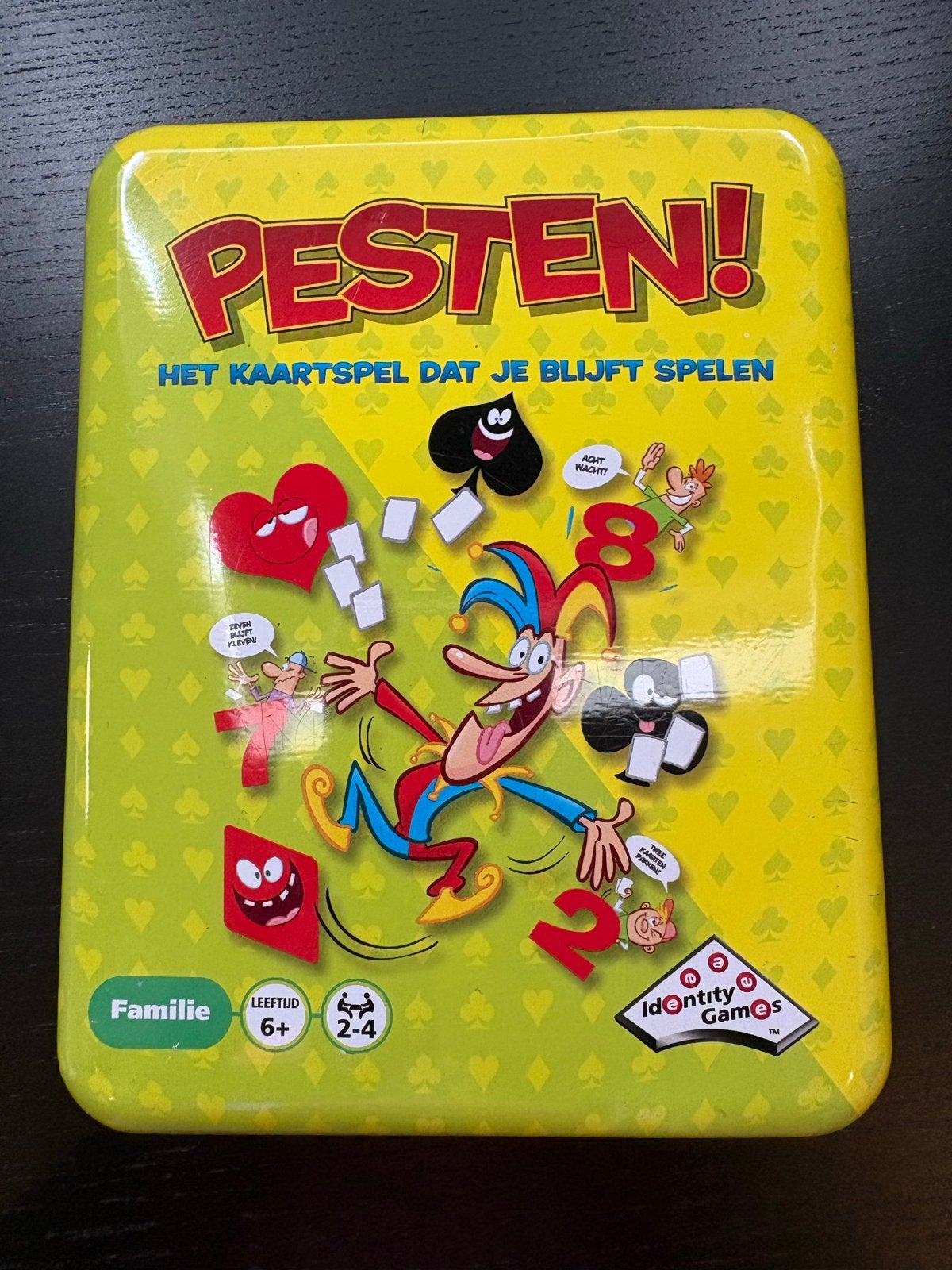 Pesten! Het Kaartspel - Familiekaartspel, Een of twee spelers, Ophalen of Verzenden, Zo goed als nieuw