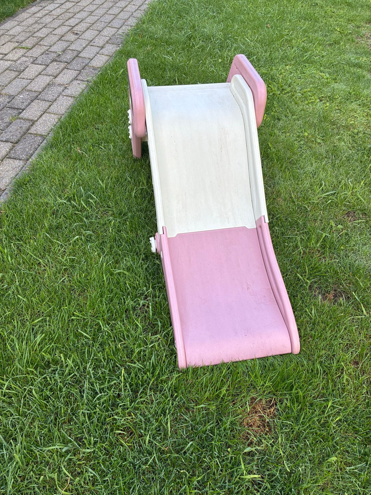 Babypods Glijbaan - Roze/Wit, Ophalen, Zo goed als nieuw, Glijbaan