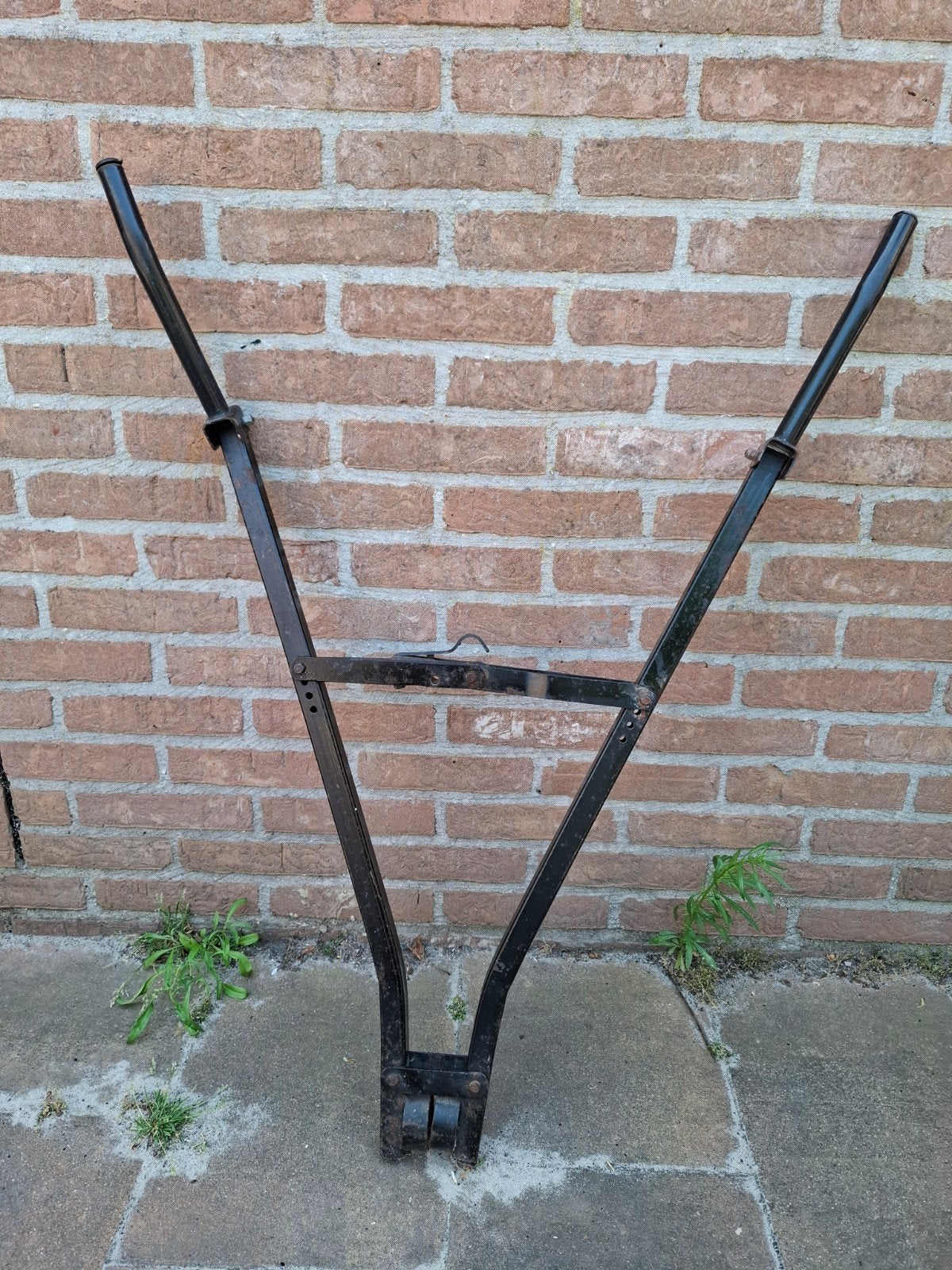 Schaar fietsendrager, Ophalen, Gebruikt, Achterklepdrager