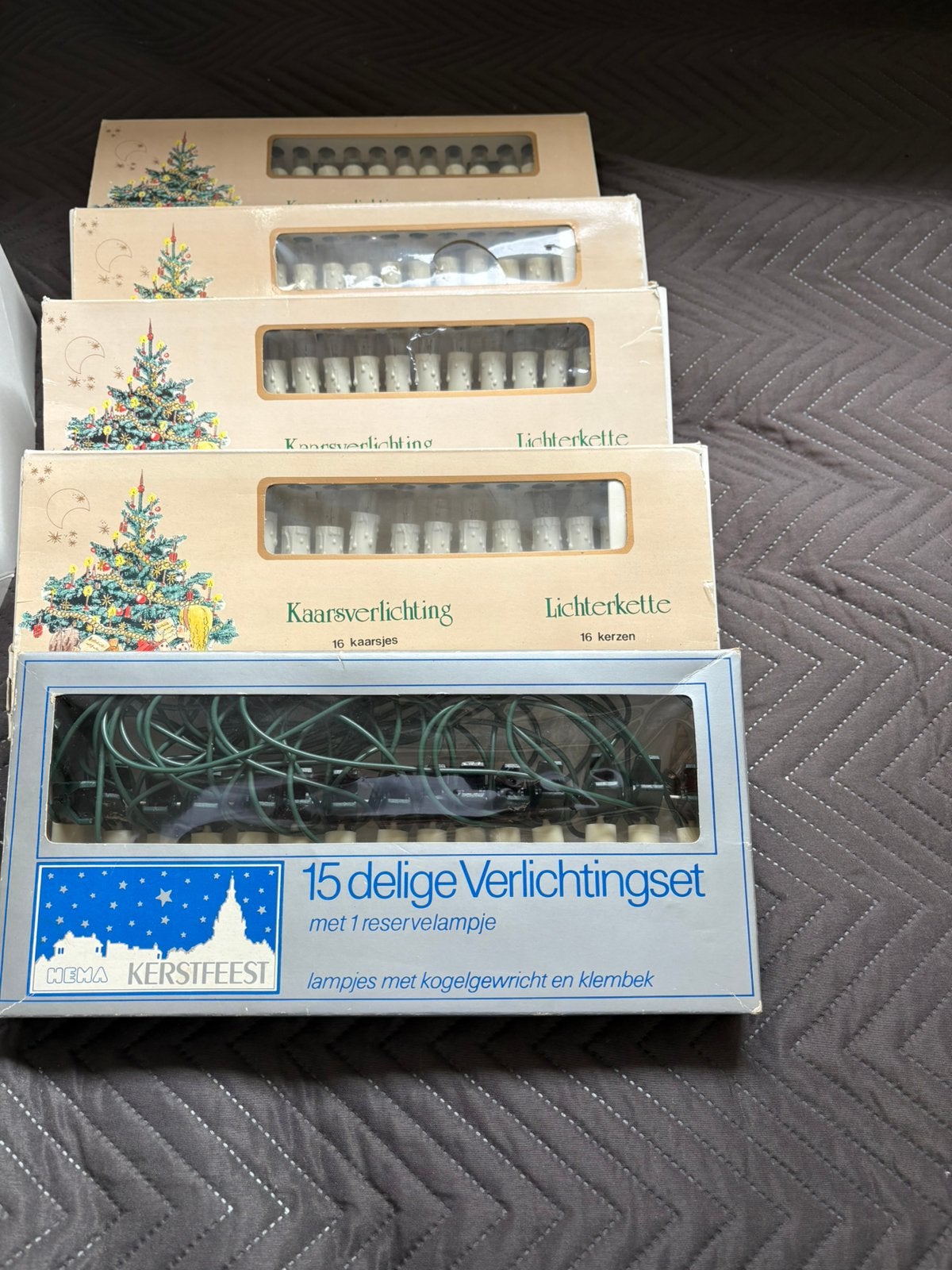 Kerstboomlichtjes +krans, Ophalen of Verzenden, Nieuw