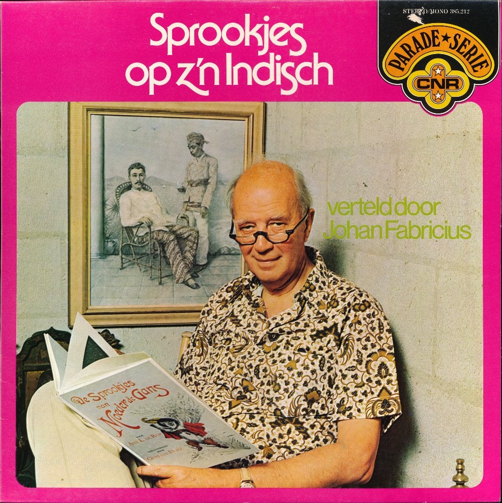 Sprookjes op z'n Indisch - Johan Fabricius (Vinyl LP), Inclusief binnenhoes, Ophalen of Verzenden, Zo goed als nieuw, Verhaal of Sprookje
