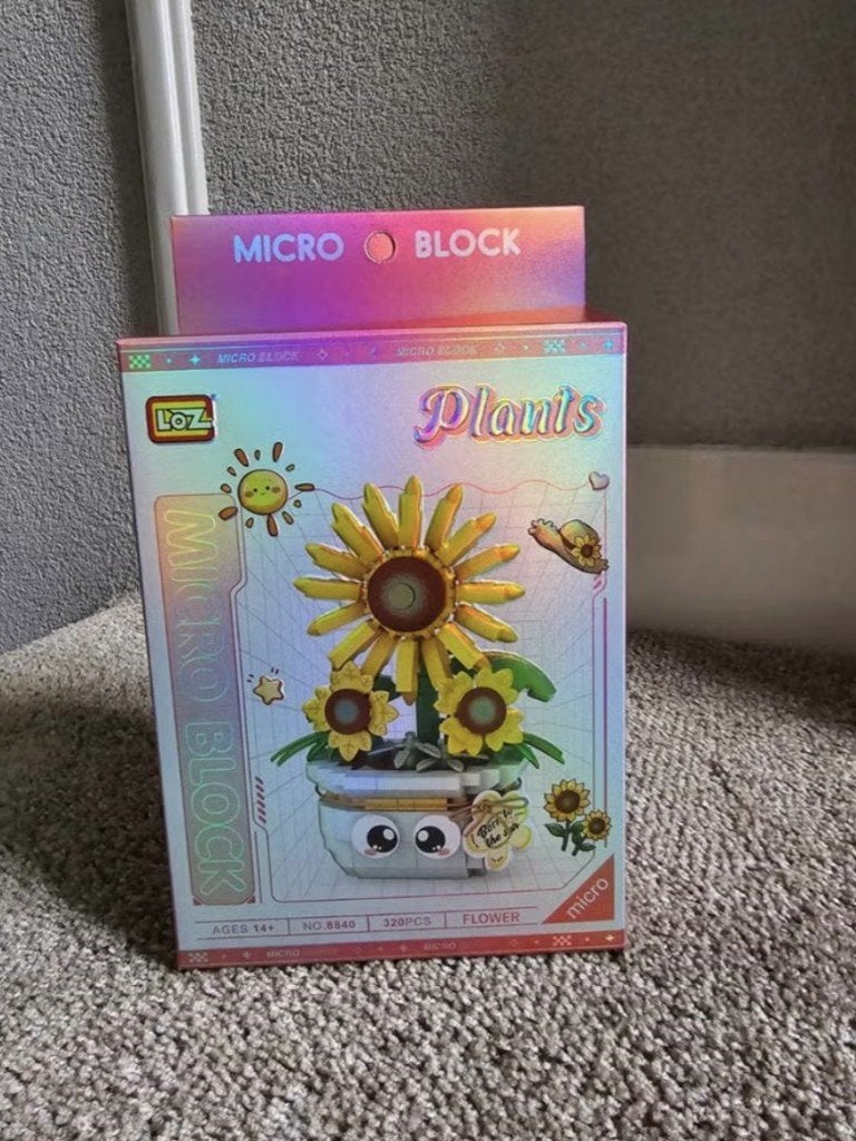 LOZ Micro Blocks Zonnebloem Bouwpakket - Nieuw, Ophalen of Verzenden, Nieuw