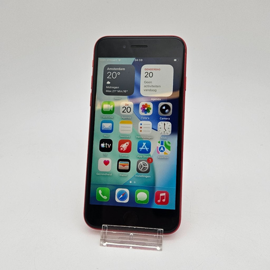 iPhone SE 2022 64GB Red in Nette Staat - Batterij 88%, Telecommunicatie, Apple, Zo goed als nieuw, Support@apple.com, One Apple Park Way
Cupertino, CA 95014
United States