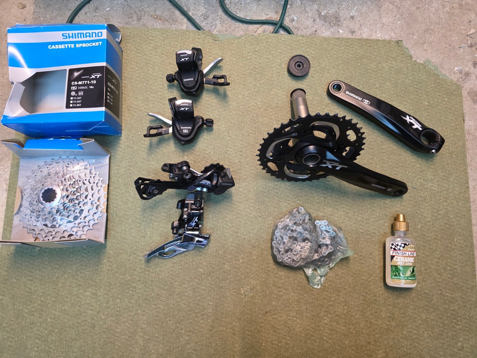 Shimano Deore XT Groepset (Gebruikt, 3 maanden), Gebruikt, Mountainbike, Shimano, Ophalen