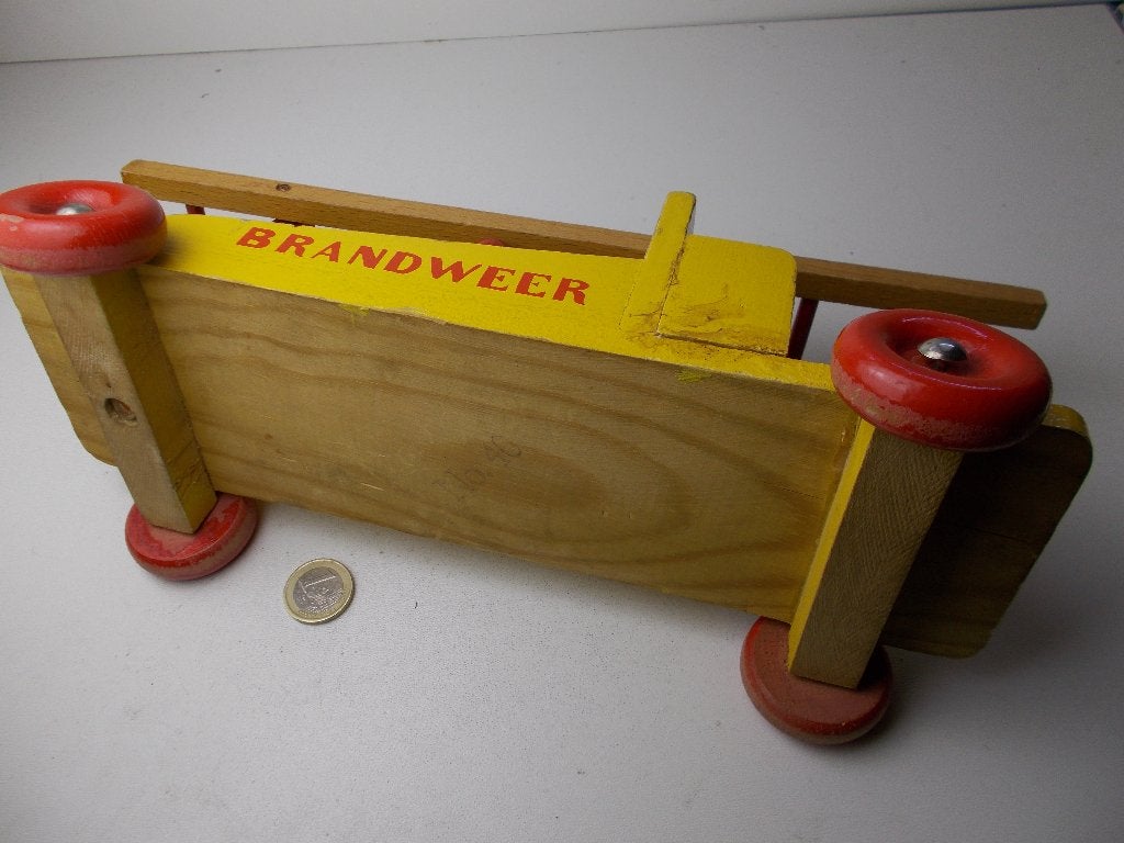 Jr. 40/50 OKWA (NL) HOUTEN BRANDWEER (LADDER) WAGEN No. 40., Ophalen of Verzenden