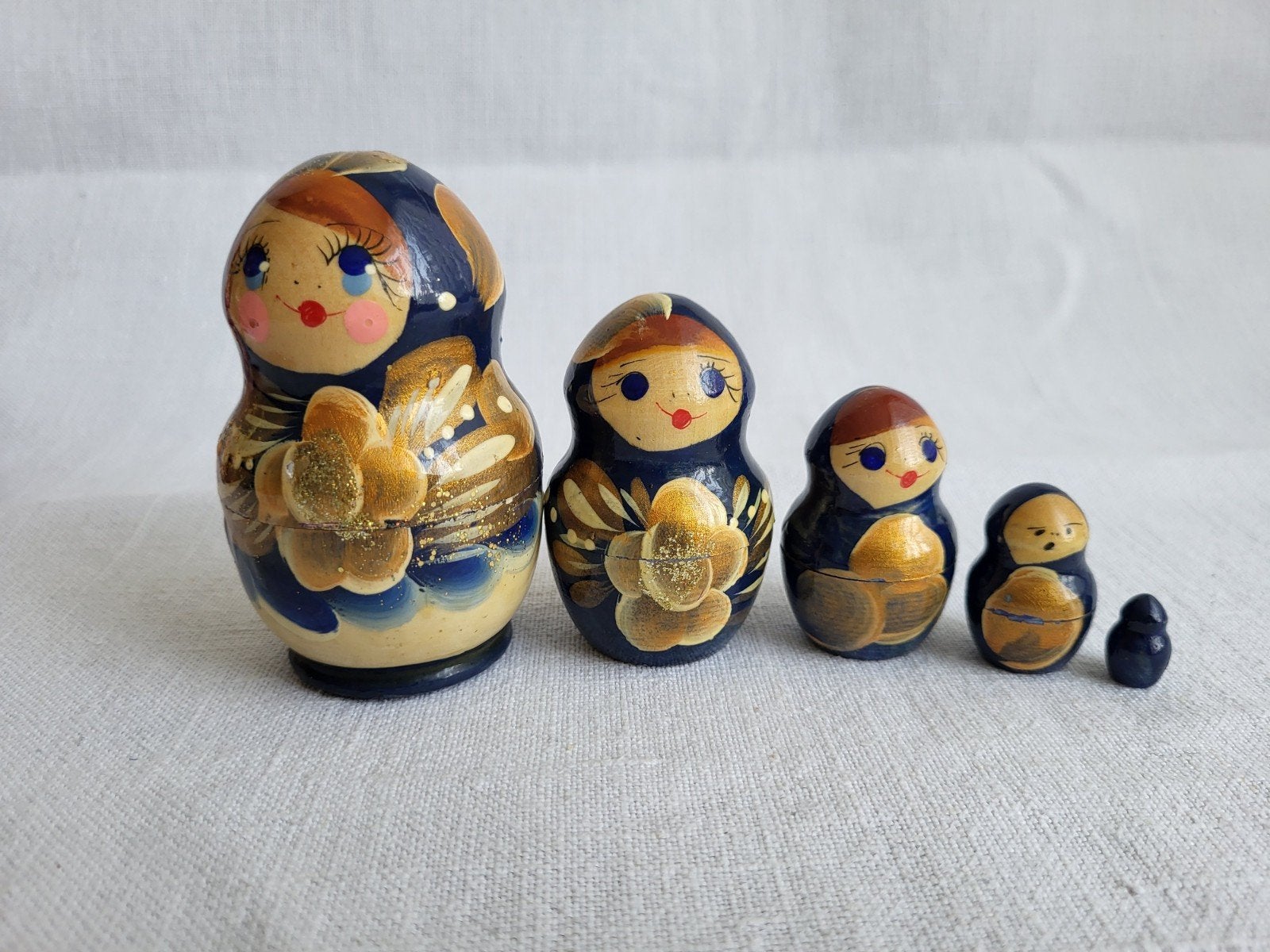 Kleine matroesjka 5 delig, Ophalen of Verzenden