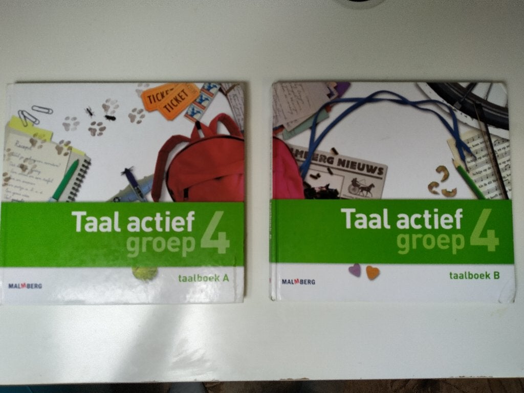 Taal Actief -Groep 4-Taalboek 4A, 4B- twee boeken voor €5,00, Ophalen of Verzenden, Gelezen, Overige niveaus, Nederlands