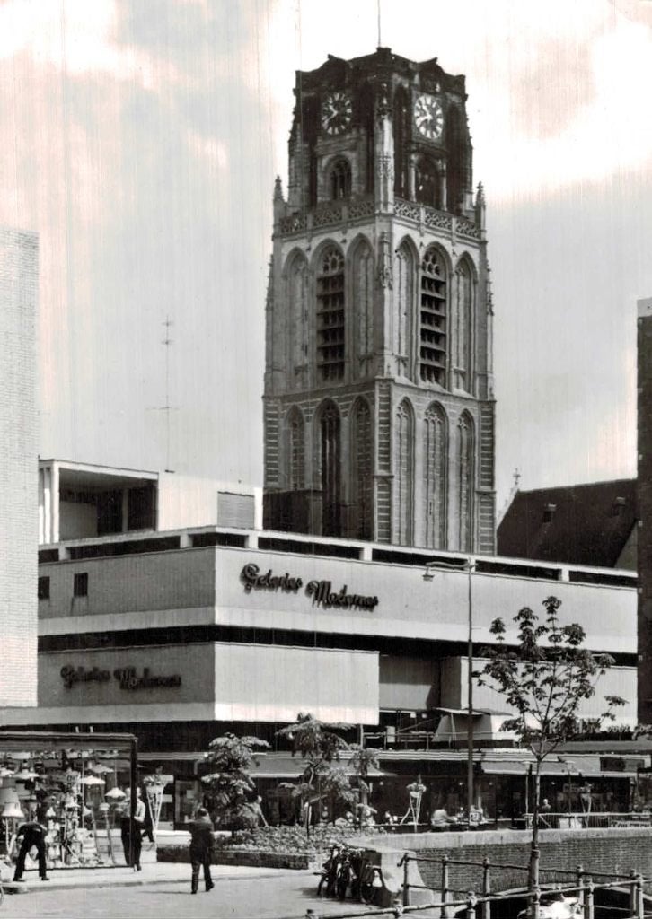 1963 ROTTERDAM Laurenskerk en Galeries Modernes, Ophalen of Verzenden, 1960 tot 1980, Ongelopen, Zuid-Holland