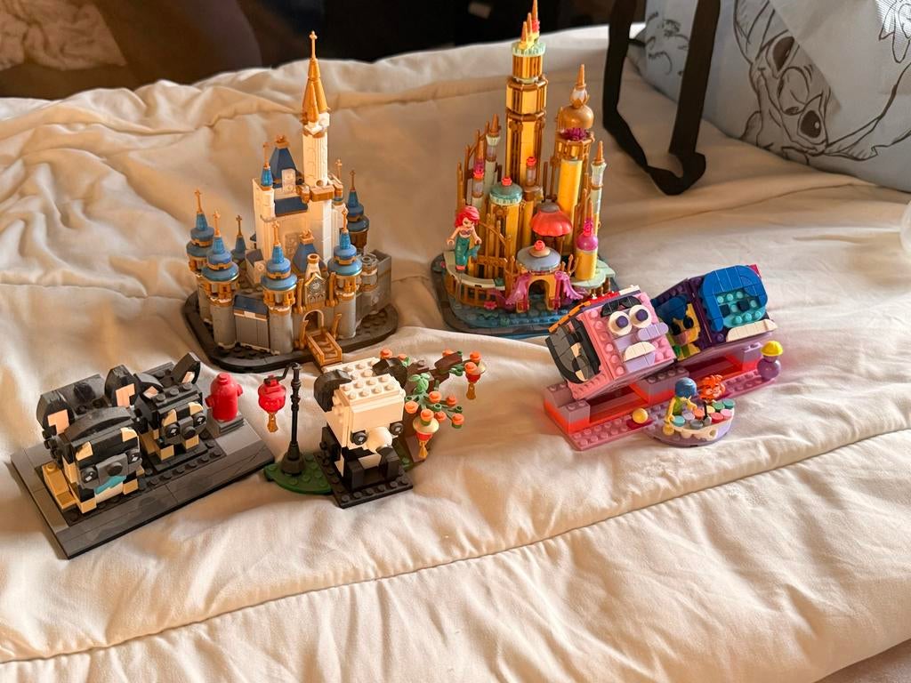Diverse Lego sets: Panda, Franse Bulldog, Disney & Inside Ou, Verzenden, Lego, Zo goed als nieuw, Compleet