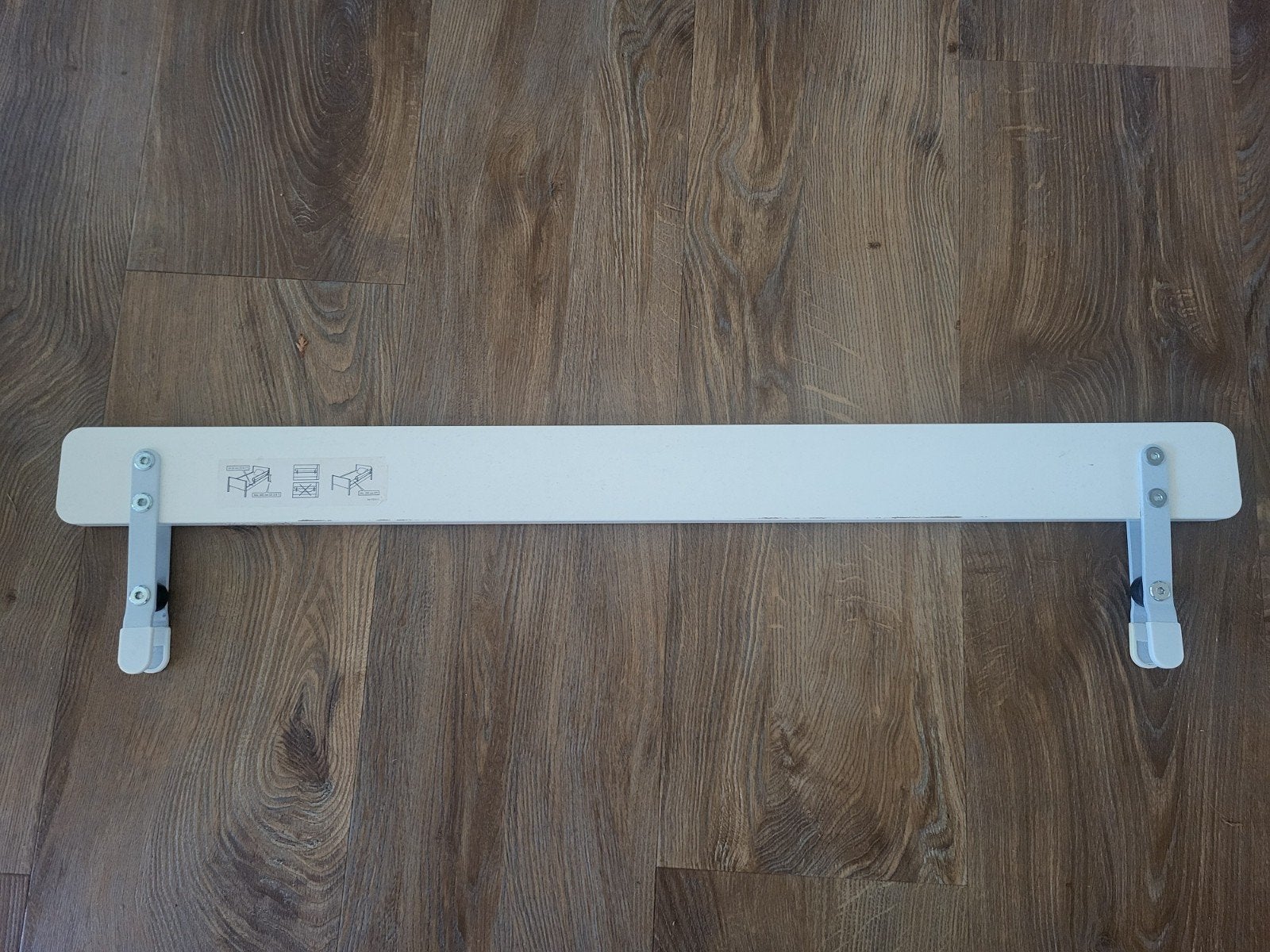 IKEA bedhekje wit - Veiligheid voor kinderbed, Ophalen, Overige materialen, Gebruikt, Klemhekje