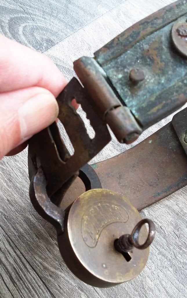 19 de eeuw Koperen Honden Halsband Werkhond Hals Band Hond, Ophalen of Verzenden