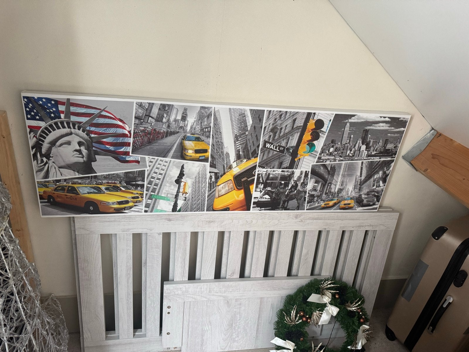 Canvas New York - Iconische stadsgezichten, Huis en Inrichting, 50 – 75, Gebruikt, 125 cm of meer, Ophalen of Verzenden