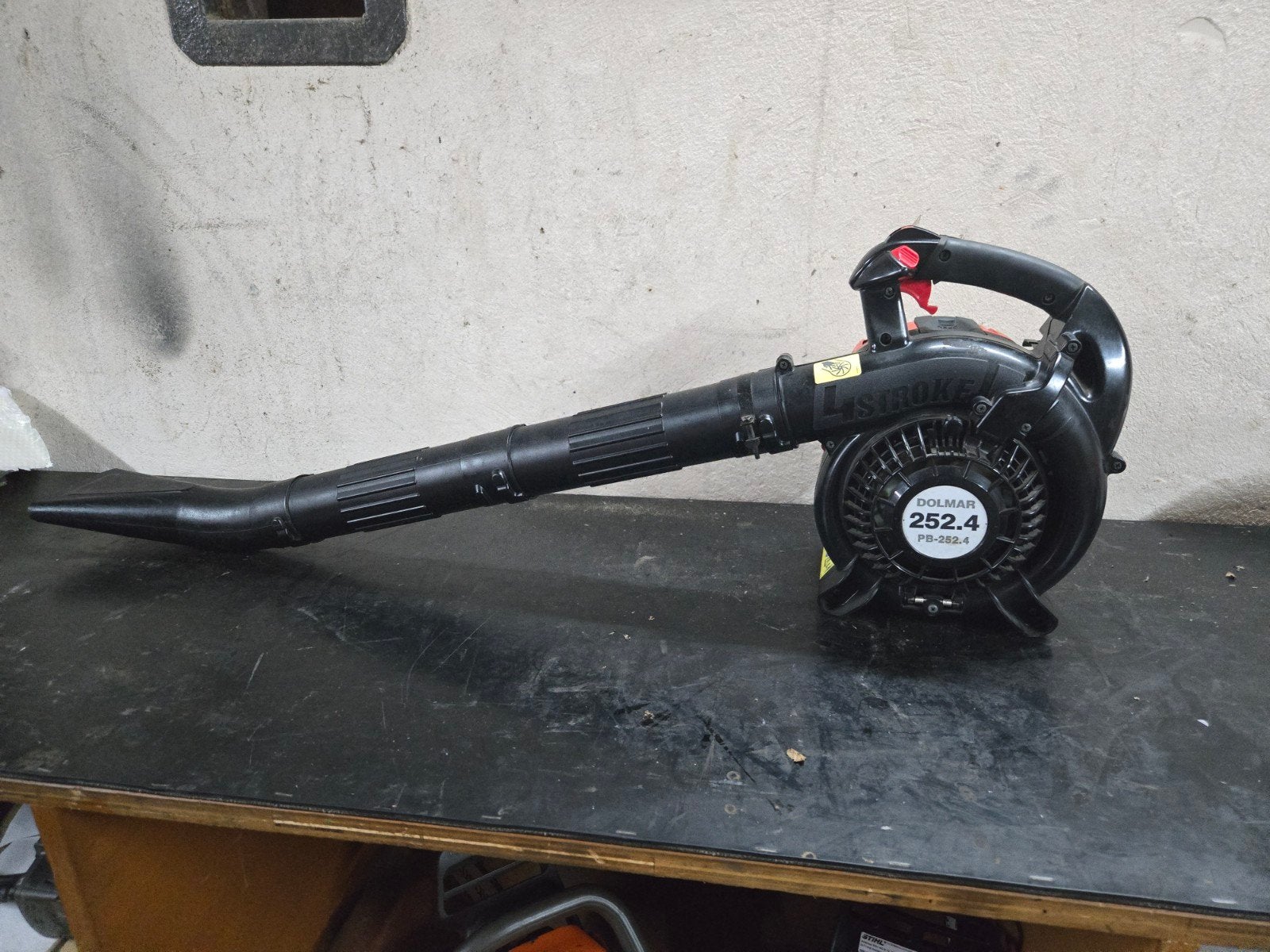 Nette Dolmar PB 252.4 handgedragen bladblazer | 4 takt PB252, Benzine, Gebruikt, Dolmar PB 252.4 bladblazer, Handgedragen