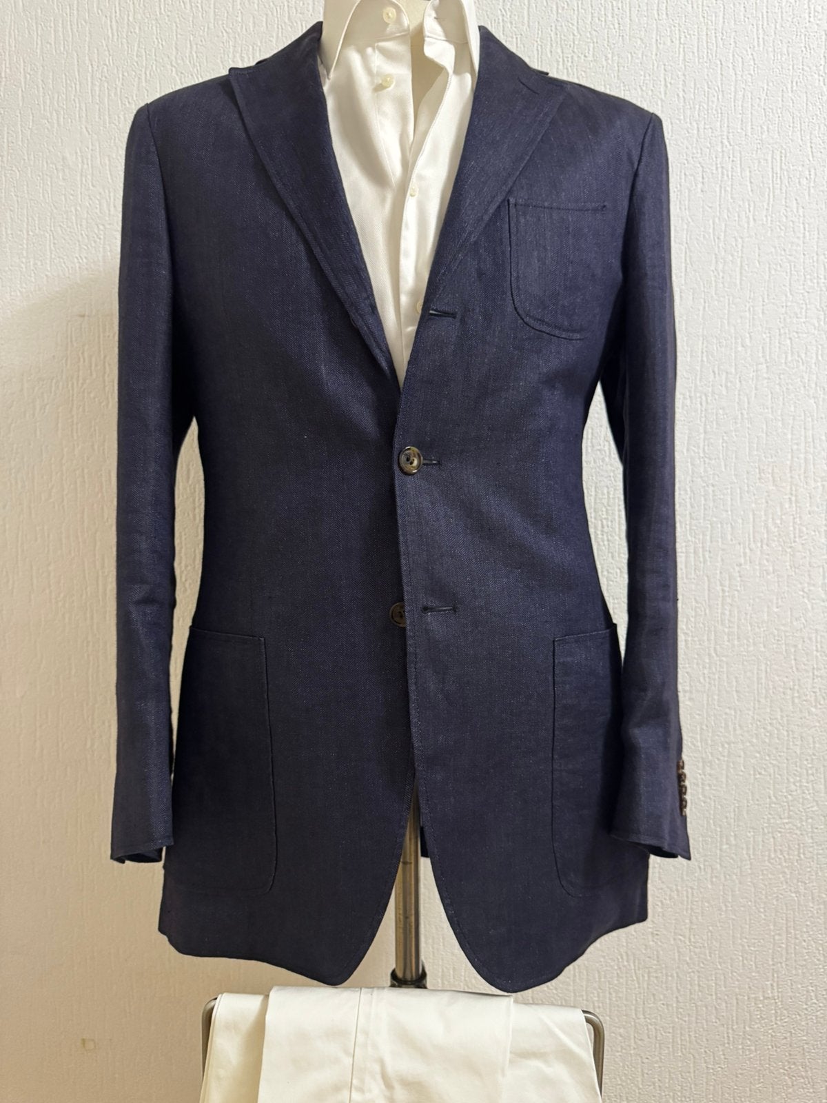 Suitsupply Linnen Jasje, Ophalen of Verzenden, Zo goed als nieuw, Maat 48/50 (M), Blauw