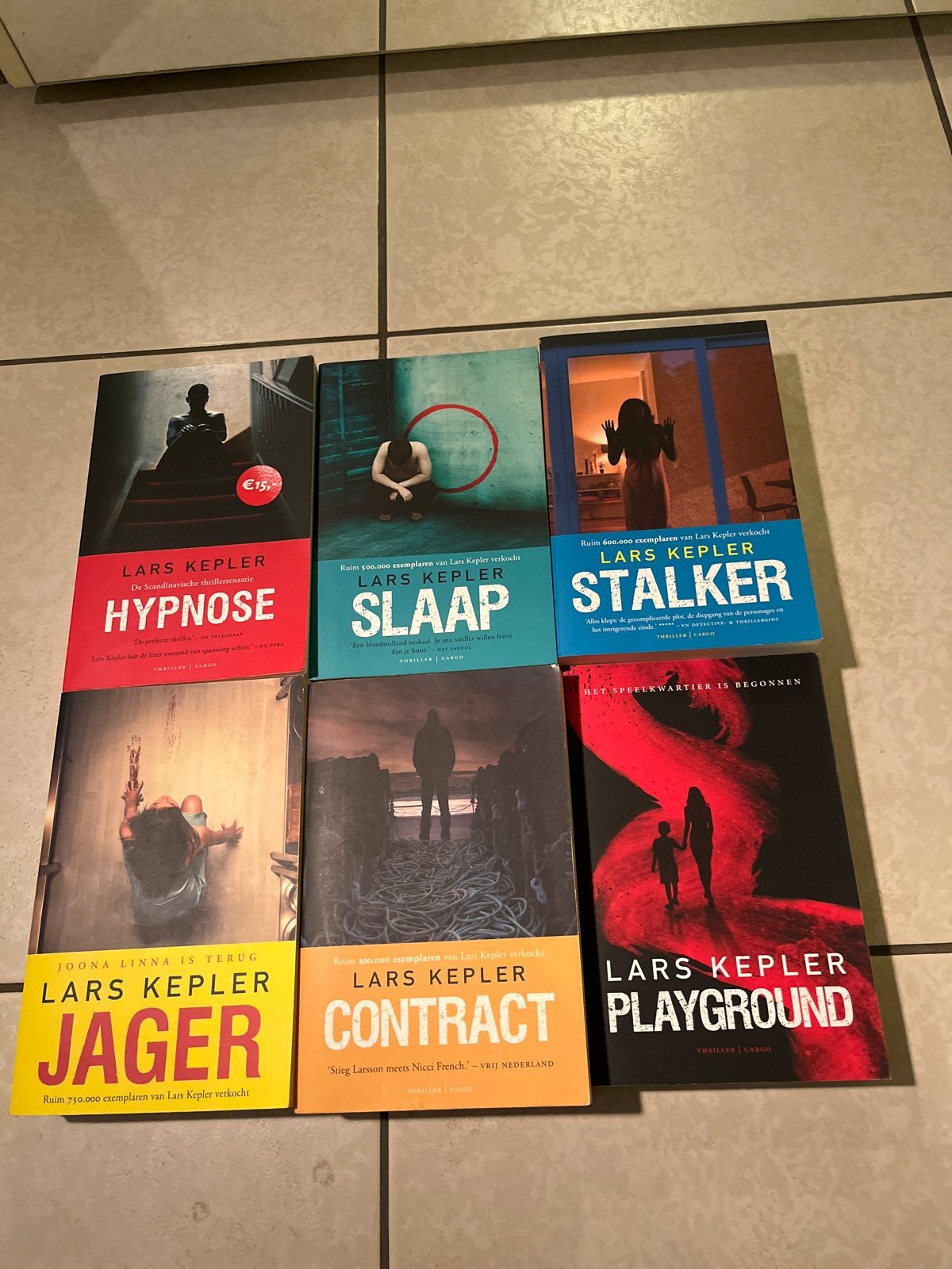 Lars Kepler Boeken Collectie - 6 Thrillers, Ophalen of Verzenden, Zo goed als nieuw, Scandinavië