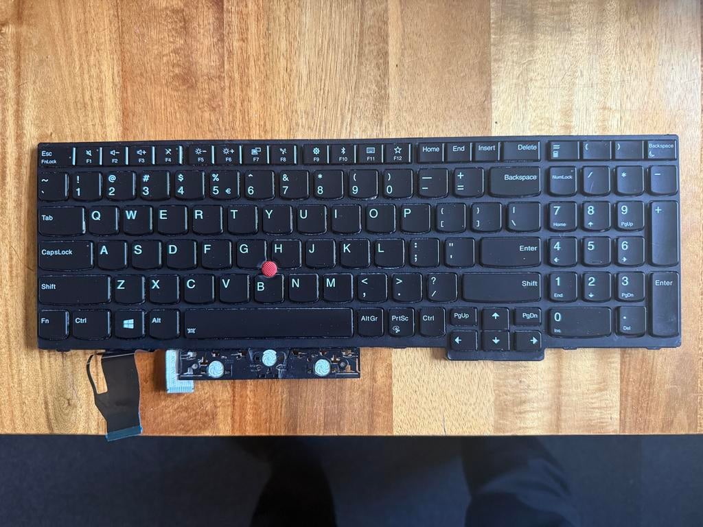 Lenovo ThinkPad Backlit Keyboard – Replacement Part, Computers en Software, Toetsenborden, Gebruikt, Qwerty, Bedraad, Ophalen of Verzenden