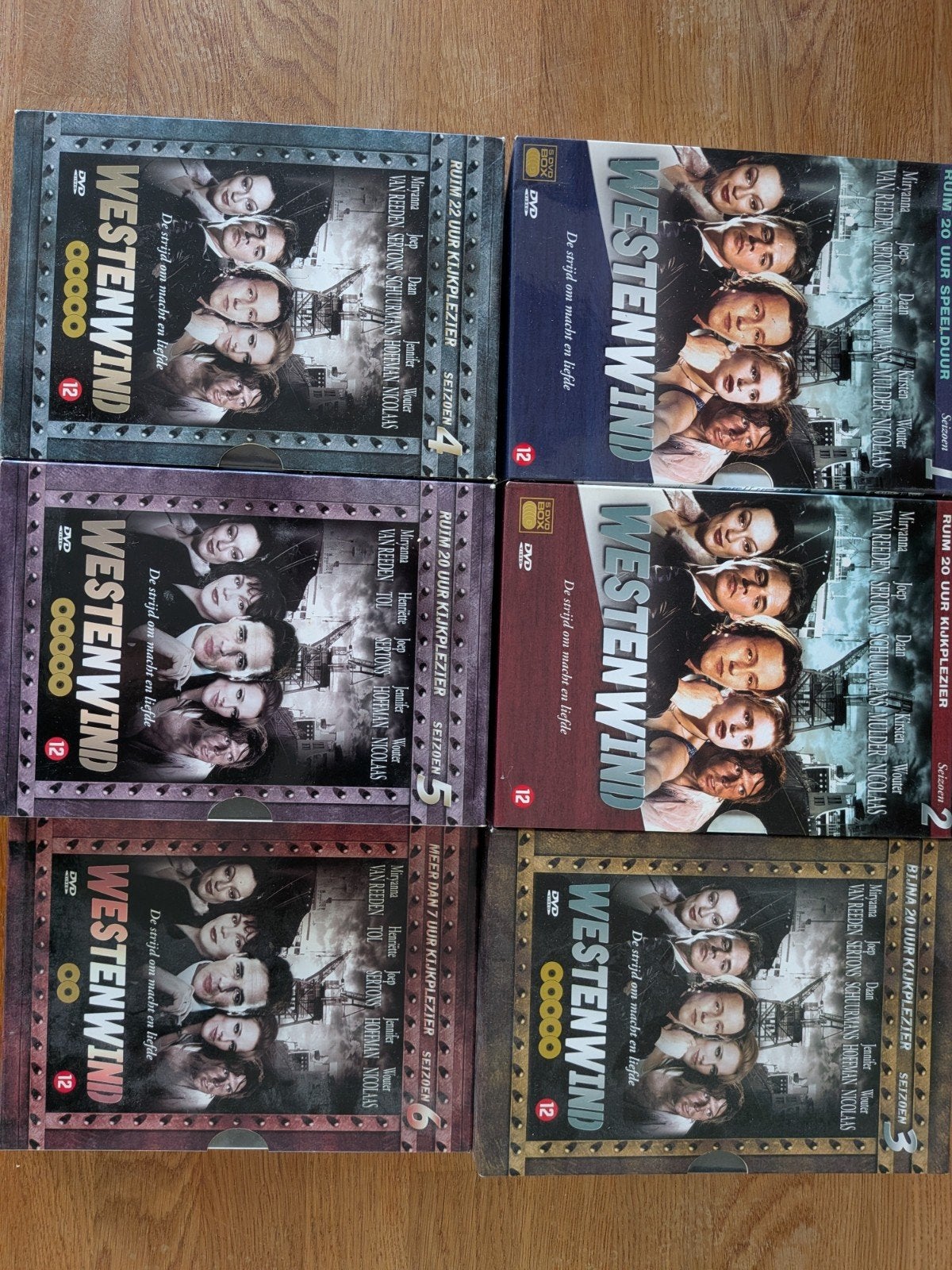 Westenwind complete serie DVD (seizoenen 1 t/m 6), Gebruikt, Overige genres, Vanaf 12 jaar, Inclusief doosje