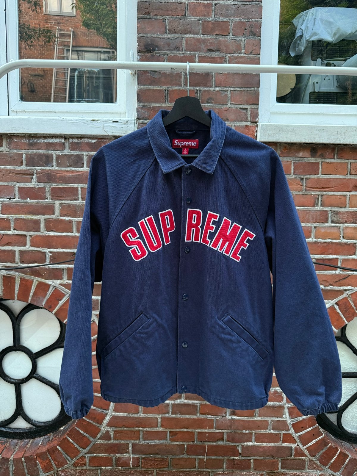 Supreme Coach Jacket Maat S - Zo goed als nieuw, Verzenden, Zo goed als nieuw, Maat 46 (S) of kleiner, Blauw