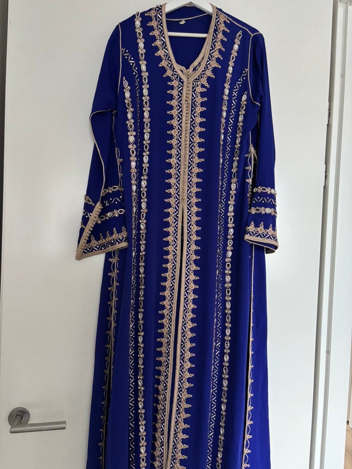 Marokkaanse Taksita te koop – Blauw/Paars, Ophalen of Verzenden, Zo goed als nieuw, Blauw, Overige typen