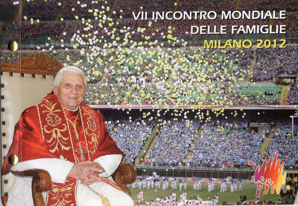 Numisbrief 2 euro Vaticaan 2012 + Postzegel 1,50 euro, Postzegels en Munten, Munten | Europa | Euromunten, Verzenden, Vaticaanstad