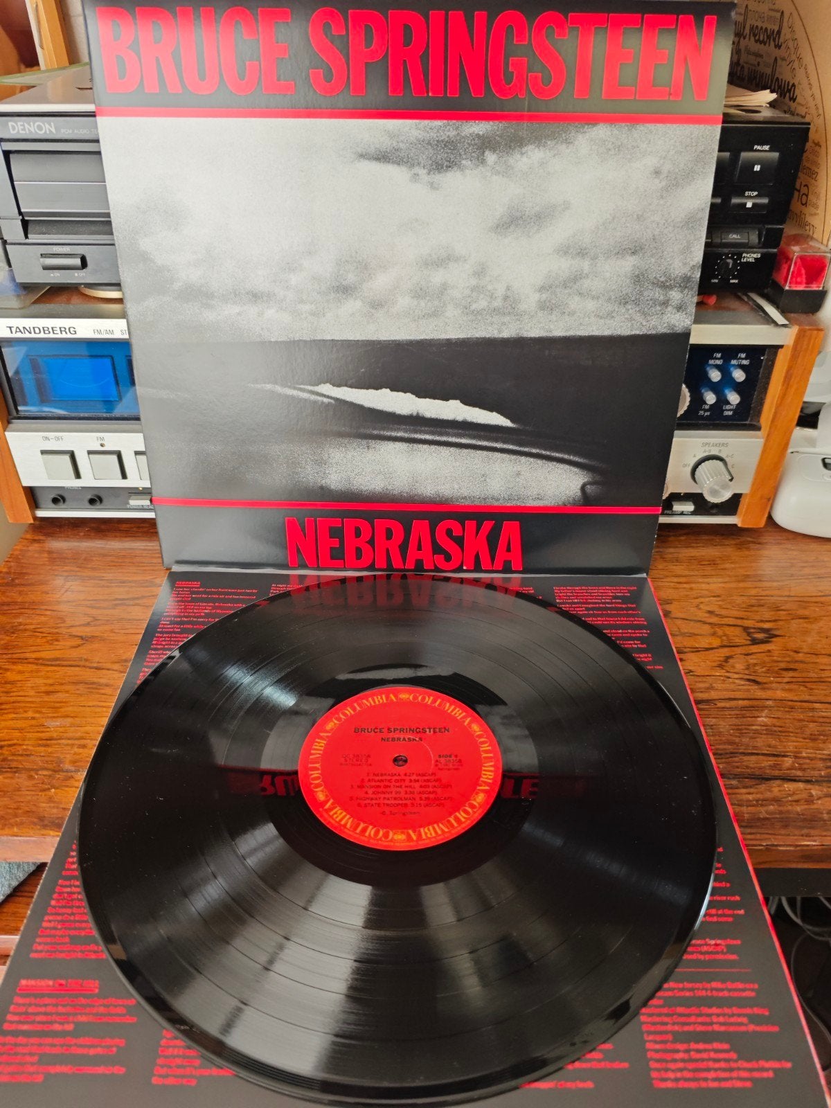 Bruce Springsteen - Nebraska LP, Cd's en Dvd's, LP, Originele persing, Ophalen of Verzenden, Zo goed als nieuw