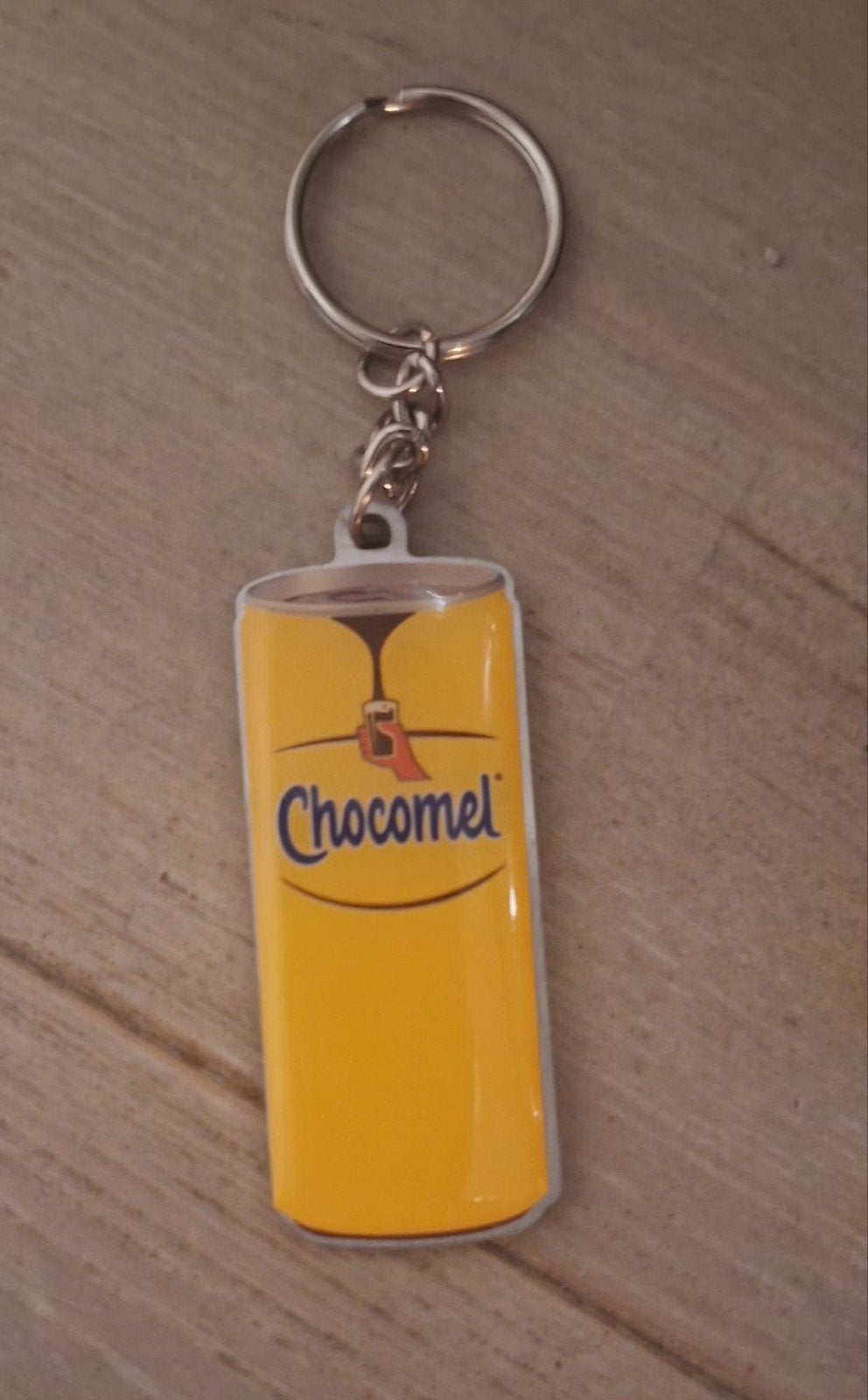 chocomel nutricia sleutelhanger (21726), Nutricia, ., Ophalen of Verzenden, Zo goed als nieuw