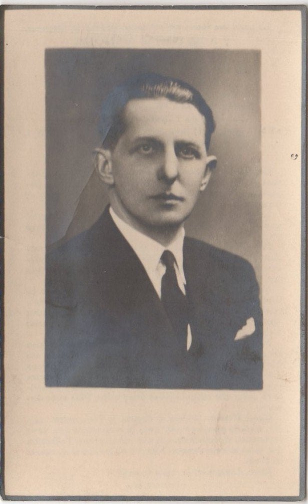 Edgar Parijs 1899 Louvain + 1941 Gent (B), 42 jaar oud, Verzenden