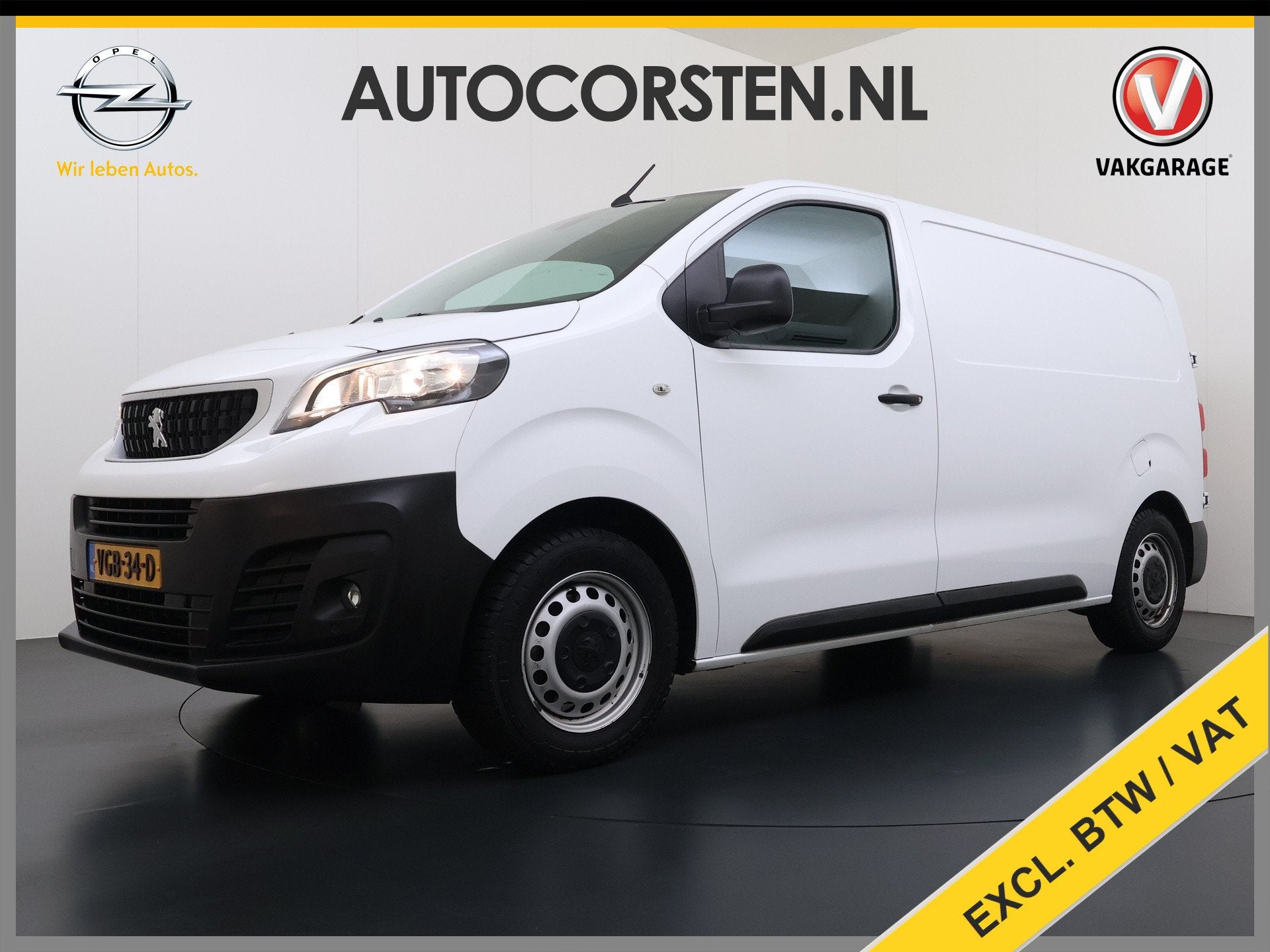 Peugeot Expert 1.5HDI 100PK L2 3-Persoons LIFT Euro 6 360°C, Auto's, Bestelauto's, Voorwielaandrijving, Gebruikt, 4 cilinders