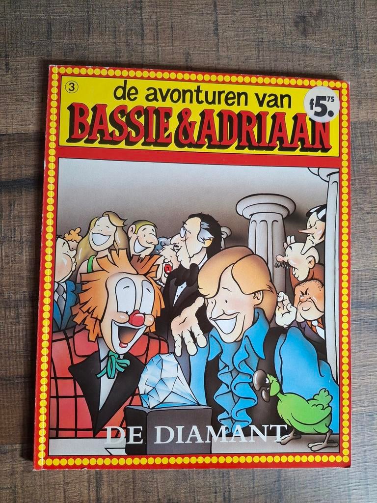 Stripboek Bassie & Adriaan, Eén stripboek, Ophalen of Verzenden, Gelezen, Bassie en Adriaan