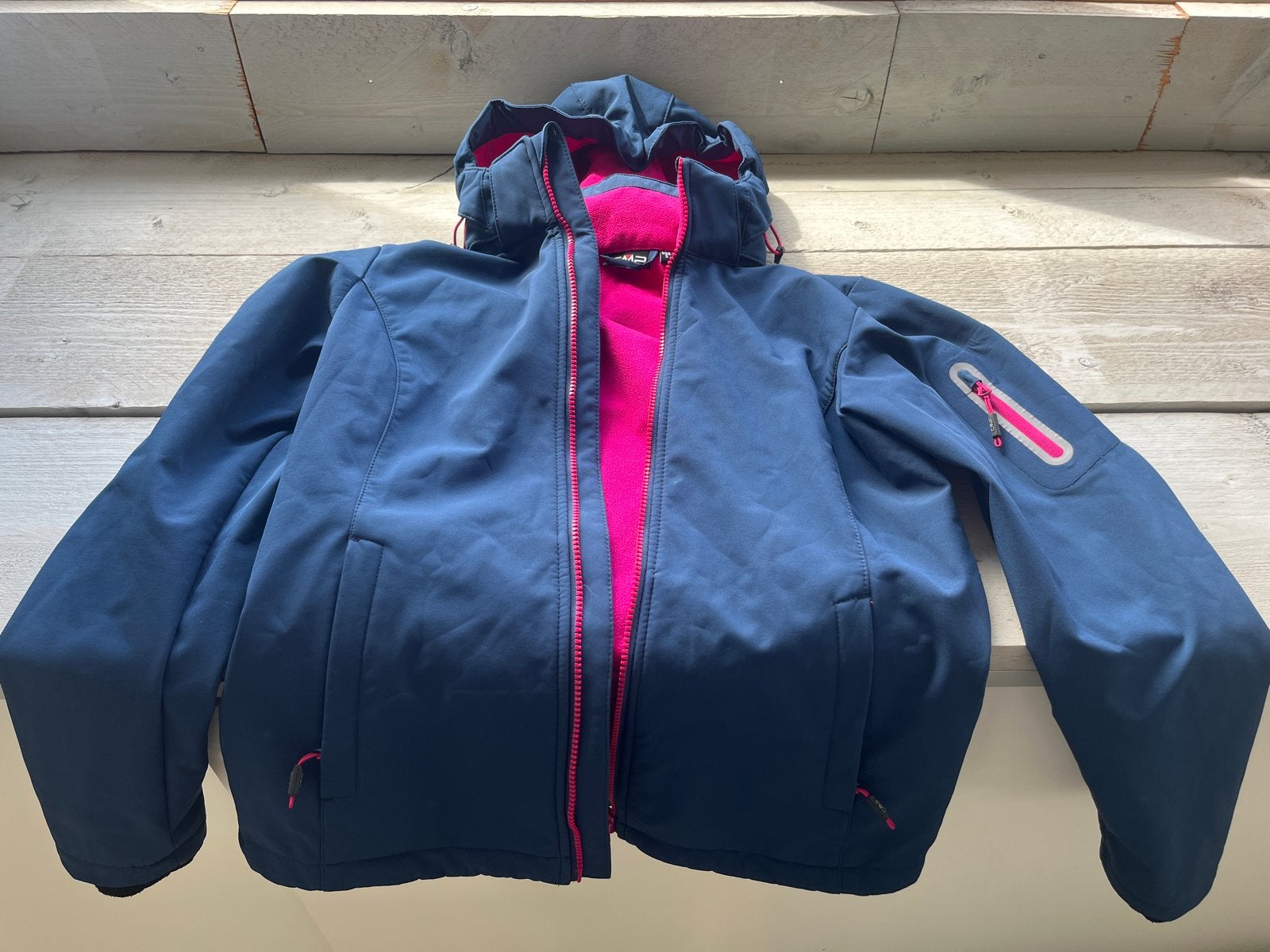 CMP Outdoor Jas Blauw Roze Maat S Uitstekende Staat, Ophalen of Verzenden, Zo goed als nieuw, Maat 36 (S), Blauw