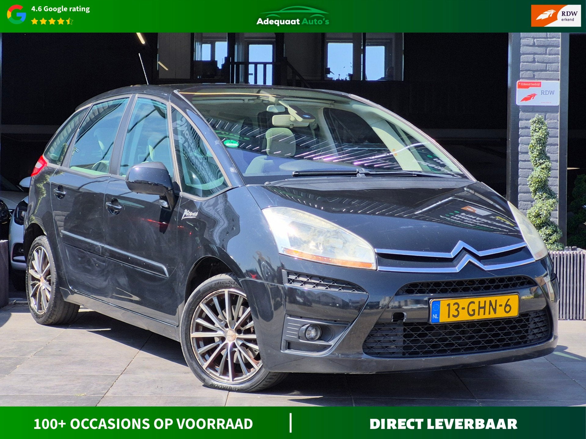 Citroen C4 Picasso 2.0-16V Lumière EB6V 5p AUTOMAAT|PANO, Auto's, 1486 kg, Gebruikt, Beige, 4 cilinders