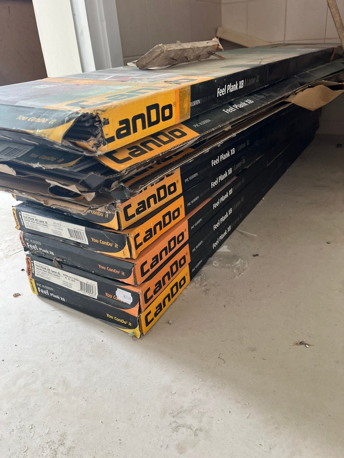 CanDo click pvc Zweeds eiken, Ophalen, Kunststof, 50 tot 150 cm, Nieuw