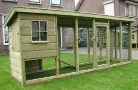 Grote kippenhokken met ren ook maatwerk