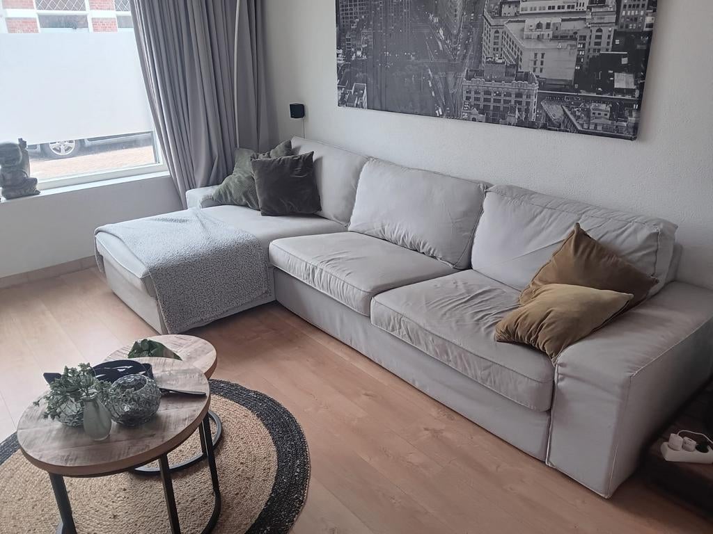IKEA Kivik bank met chaise longue, Ophalen, Gebruikt
